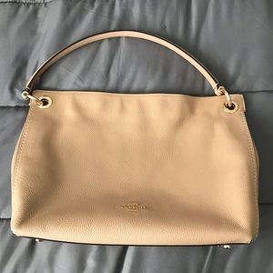 Coach Clarkson Hobo in Beige